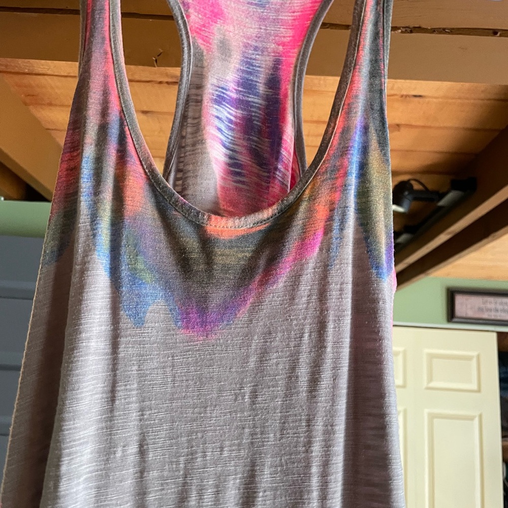 Colorful Tie-Dye Women's Tank Top Dress